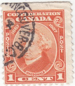 Canada - Scott # 141 - 1c Orange - Used