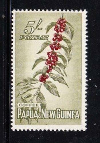 Album Treasures  Papua New Guinea Scott # 146  5sh  Coffee  Mint LH