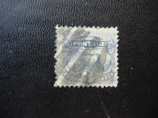 1869  SCOTT # 114  (G GRILL)  3c   USED  F/VF SCV $ 20.00