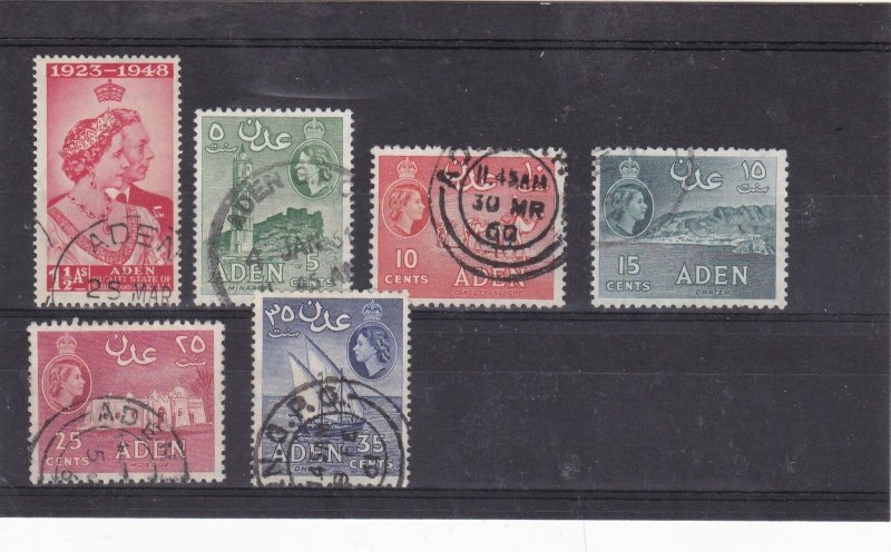 aden used  stamps  Ref 9287