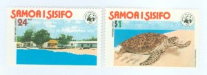 Samoa (Western Samoa) #470-71 Mint (NH) Single (Complete Set) (Wwf)