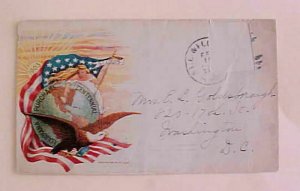 US  LOUISIANA PURCHASE 1903 TPO STAMP REMOVED