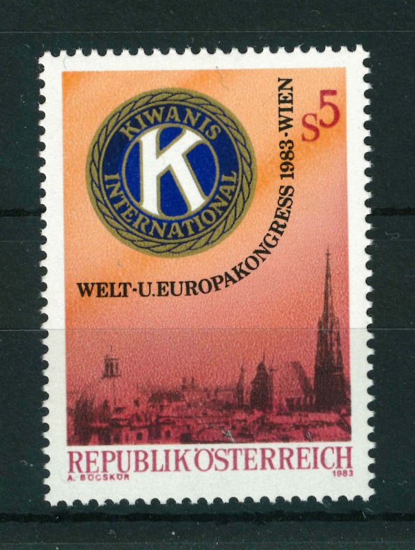 Austria 1983 Kiwanis International, World Conference stamp. MNH. Sg 1968