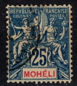 Moheli #7  F-VF Used CV $5.50  (X4076)