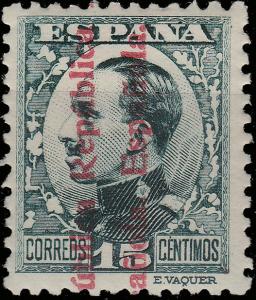 ESPAGNE / SPAIN - 1931 - Ed.596 / Mi.574a 15c Tipo Vaquer carmine O/P - Mint*