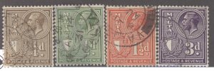 Malta, Scott #167-68_70_73, Used