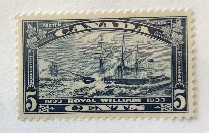 Canada  1933  Scott 204  MH - 5c,  Steamship Royal William