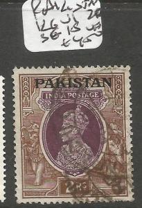 Pakistan KGVI 2R SG 15 VFU (3cux)