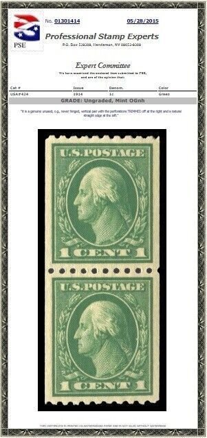 U.S. #441 Used Joint Line Pair