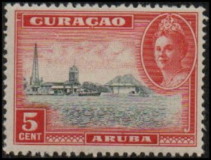 Netherlands Antilles 168 - Mint-H - 5c Aruba (1943) (cv $1.15)