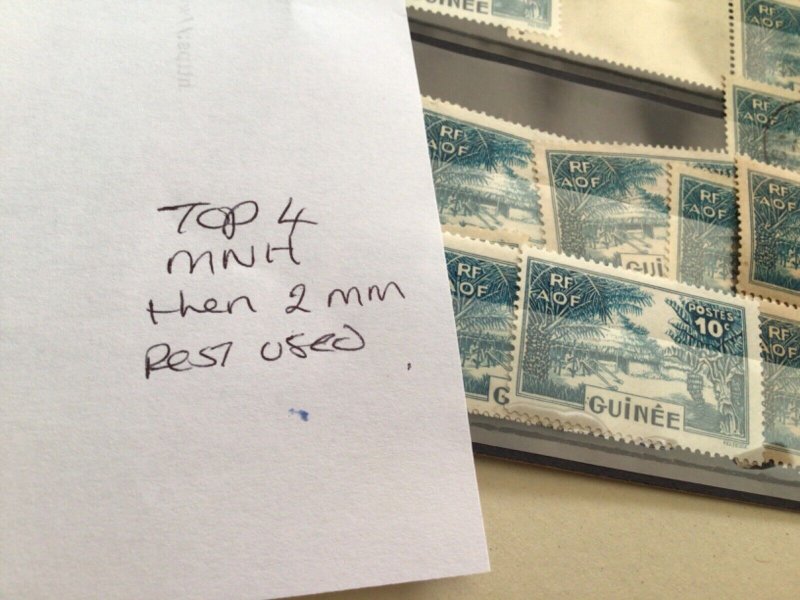 Guinea all one value stamps A11140