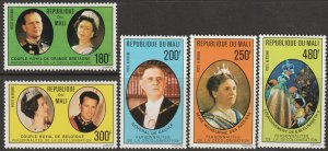 Mali C296-C300 complete set MNH