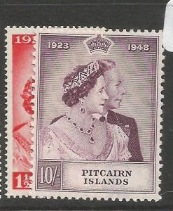 Pitcairn Island SG 11-2 MNH (9cpr)