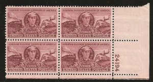 USA #993 MNH PB  3c 1950