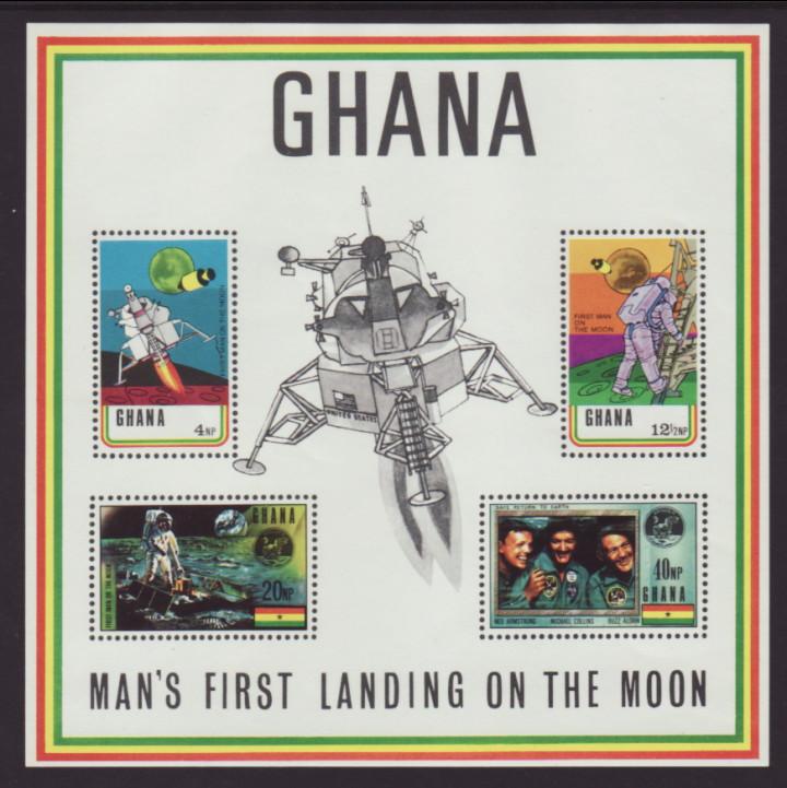 Ghana 389a Space Souvenir Sheet MNH VF
