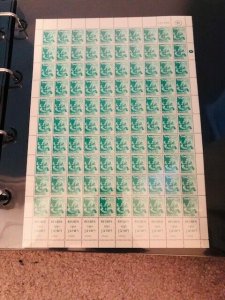 Israel Scott #133-136b Tribes Unwatermarked Complete Post Office Sheets MNH!!