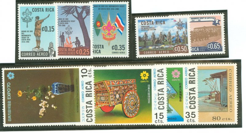 Costa Rica #C475/C512 Unused Single (Scouts)