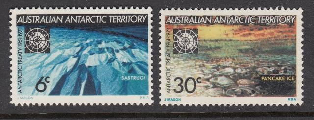 Australian Antarctic L19-20 Treaty mnh