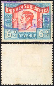 South Africa BF68a 6d Blue and Orange LANGUAGE ERROR