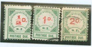 New Zealand #J1-J3 Used Single