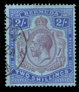 MOMEN: BERMUDA SG #51b 1920 USED £55 LOT #66432