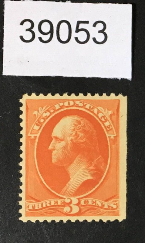 US STAMPS # 214 MINT OG NH (POS 10) PSE CERT $190 LOT #39053