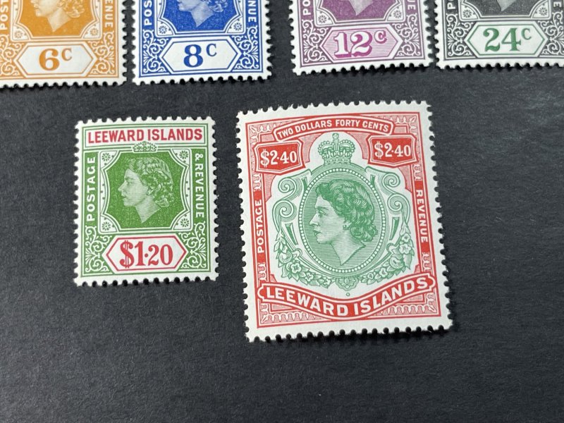 LEEWARD ISLANDS # 133-147-MINT NEVER/HINGED---COMPLETE SET---1954