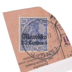 GERMANY OFFICES IN MOROCCO 1905 - 19. SCOTT # 84. SERIE A16. USED. # 2