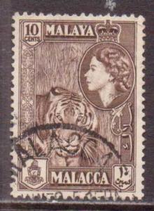 Malaya-Malacca   #50  used  (1957)  