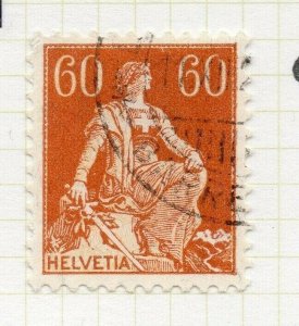 Helvetia 1916-18 Early Issue Fine Used 60c. NW-166819