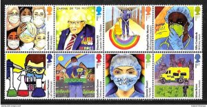 Stamps of Great Britain MNH** 2022 - Heroes of the COVID Pandemic 2022