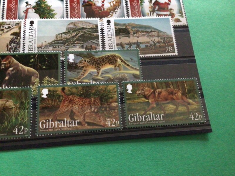 Gibraltar 2012 mint never hinged mixed stamps  sets A15380