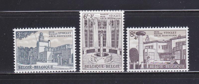 Belgium B776-B778 Set MNH Buildings (A)