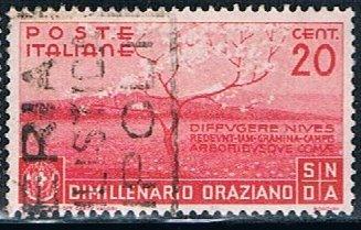 Italy 360, 20c Countryside in Sprint, used, VF