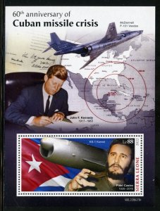 SIERRA LEONE 2022 60th ANN JOHN F. KENNEDY MISSLE CRISIS S/SHEET MINT NH