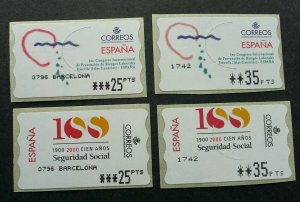 Spain ESPANA 100 Years Social Security 2000 Congress ATM (Frama Label stamp) MNH