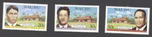 1981 Nauru Scott #224-226, Legislative Council 30th Anniversary Set of 3 MNH