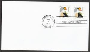 US 4992 Coastal Birds King Eider CDS FDC 2015