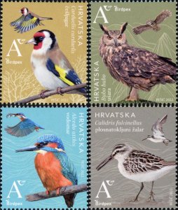 Croatia 2022 MNH Stamps Scott 1279 Birds Owl