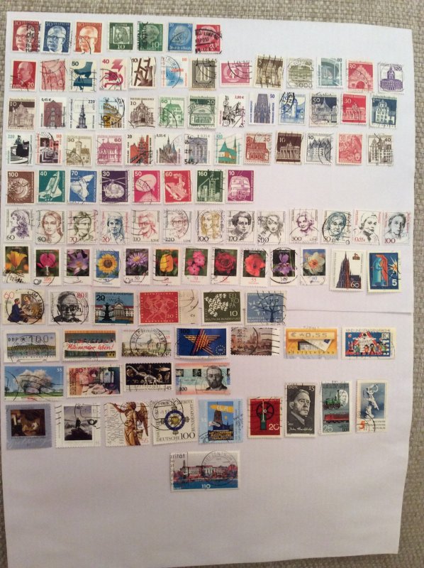 German 100+ stamps - Lot Z