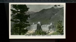 Banff Springs Hotel, Banff, Alberta photo unused post card Canada