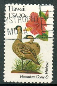 1963 Hawaii Birds and Flowers used single - perf 10.5 x 11