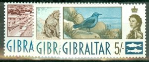 HV: Gibraltar 147//160 mint missing 157 CV $64.55; scan shows only a few