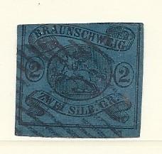 Germany-State of Brunswick #2 (U) CV $240.00