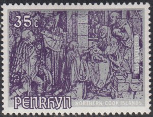 Penrhyn 1976 MH Sc #86 35c Adoration of the Kings by Durer Christmas