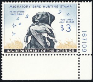 RW26, Mint NH XF $3 Duck Stamp - PSE Graded 90 * Stuart Katz