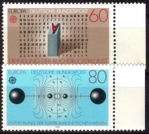 1983, Germany Europa (C.E.P.T.) set, MNH, Sc 1392-93, Mi 1175-76