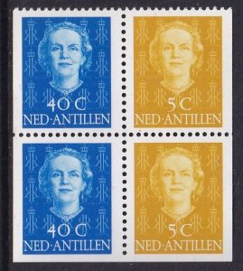 Netherlands Antilles #429 MNH 1979 Juliana 40+5+40+5c  from Booklet