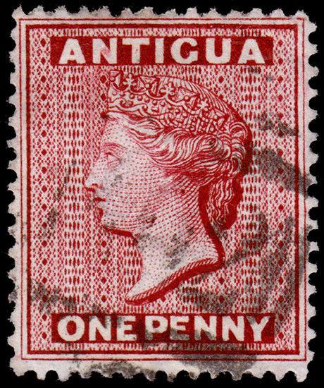 Antigua Scott 8 (1873) Used F-VF, CV $12.50 M