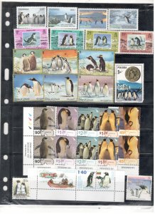 WORLDWIDE PENGUINS ON STAMPS COLLECTION MINT/USED